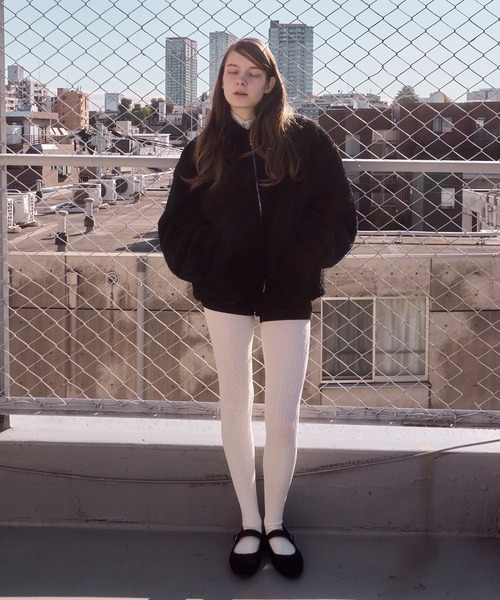 mieya mieya ブルゾン アウター 「mieya mieya」POODLE BOOA COAT 