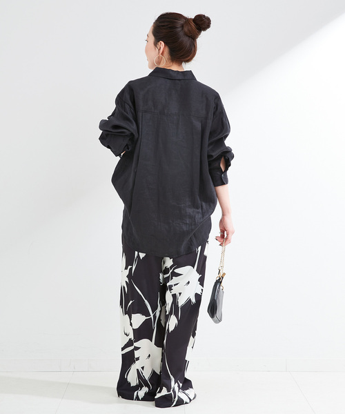 「B.C STOCK」 長袖シャツ FREE アイボリー レディース_画像4