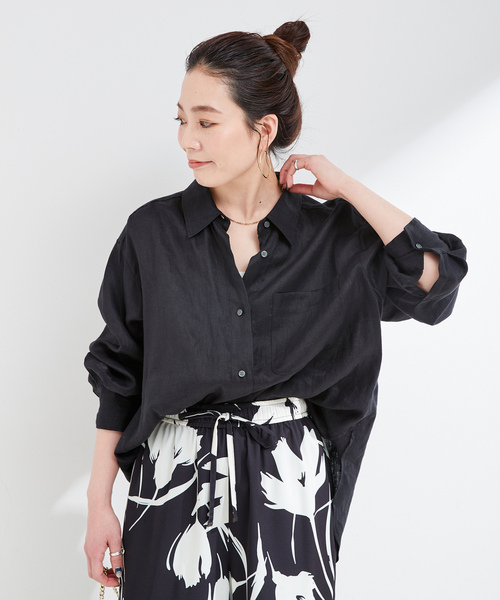 「B.C STOCK」 長袖シャツ FREE アイボリー レディース_画像5