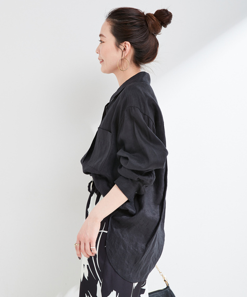 「B.C STOCK」 長袖シャツ FREE アイボリー レディース_画像6