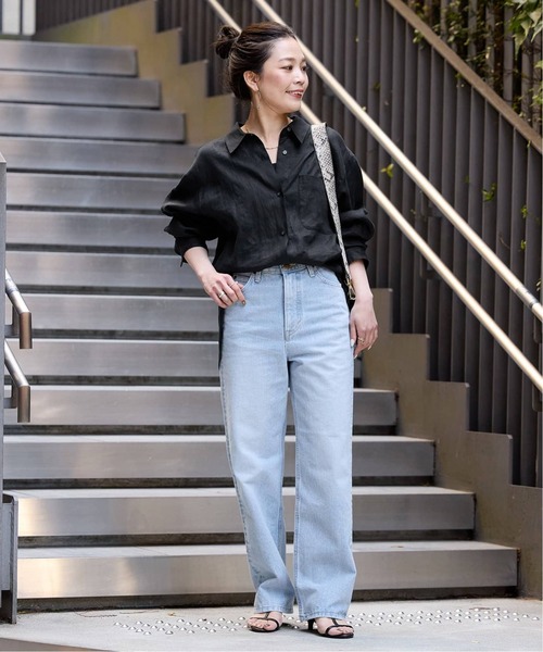 「B.C STOCK」 長袖シャツ FREE アイボリー レディース_画像8