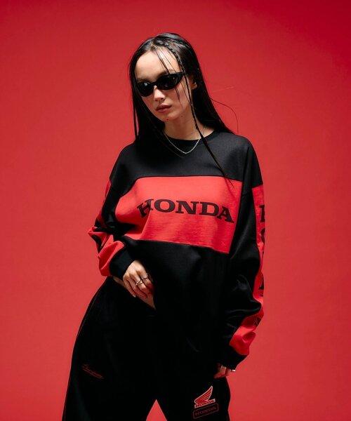 Sourcream（サワークリーム） tシャツ 「HONDA×Sourcream」 BMX LONG