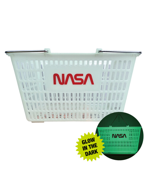 NASAロゴ入りショッピングバスケット（新品未使用品） FREAK'S STORE（フリークスストア） 収納 UNITE/ユナイト NASA