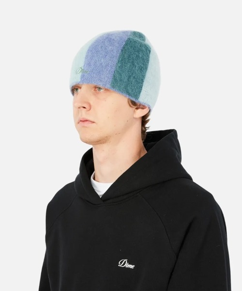 dime ダイム　ビーニー　メンズ古着　ニット帽 Dime（ダイム） ビーニー Check D Logo Beanie ニットキャップ ニット
