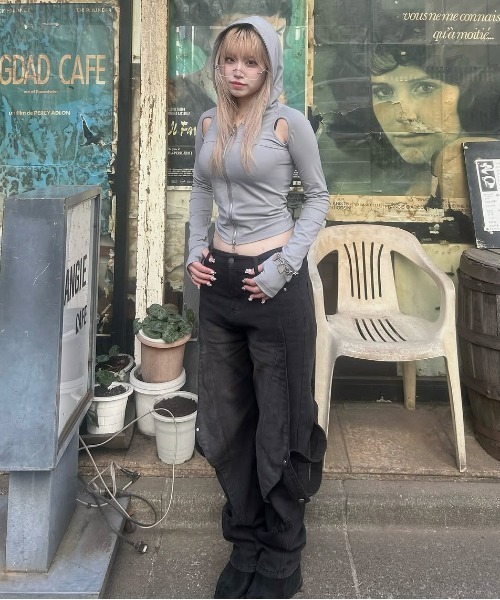 「tinkerend」 デニムパンツ L ブルー メンズ_画像4