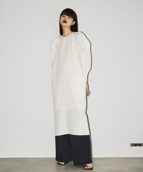 TODAYFUL 「TODAYFUL」 7分袖ワンピース 36inch ブラック レディース