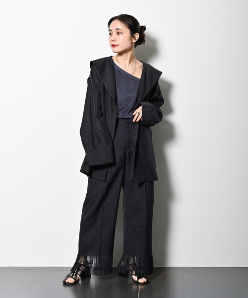 「CITYSHOP」 パンツ 36 ベージュ レディース_画像7