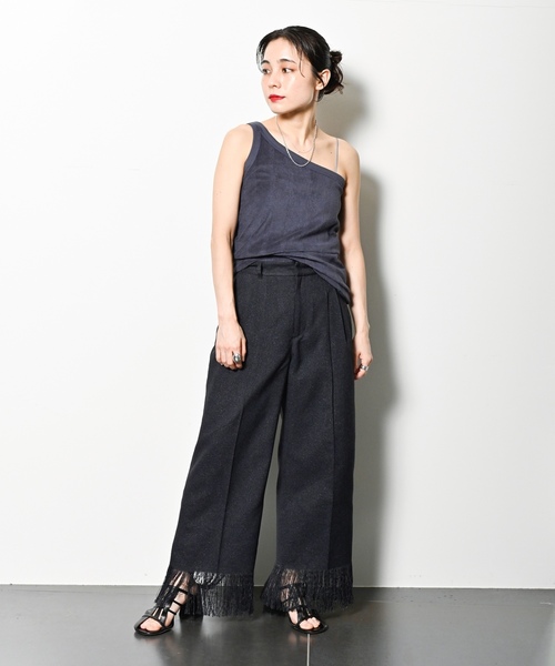 「CITYSHOP」 パンツ 36 ベージュ レディース_画像8