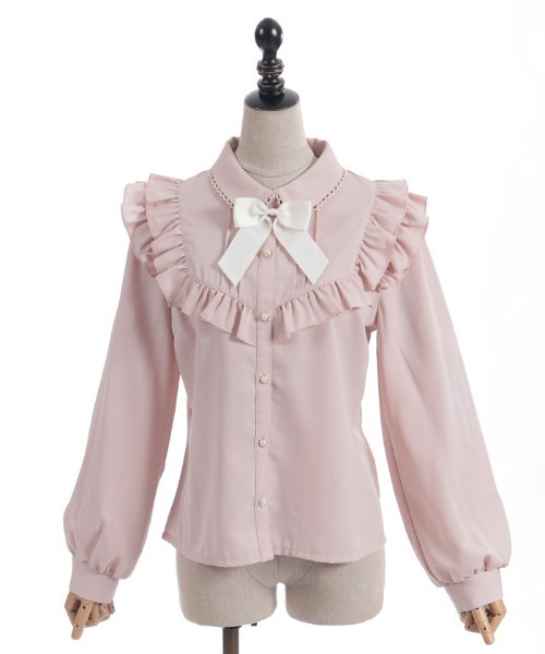 axes femme POETIQUE ストロベリーフィールド ブラウス ピンク axes femme POETIQUE（アクシーズファムポエティック）の