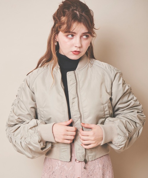 「31 Sons de mode」 ブルゾン 36 ベージュ レディース_画像3