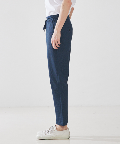 「ABAHOUSE GRAY」 スラックス 44 ネイビー メンズ_画像3