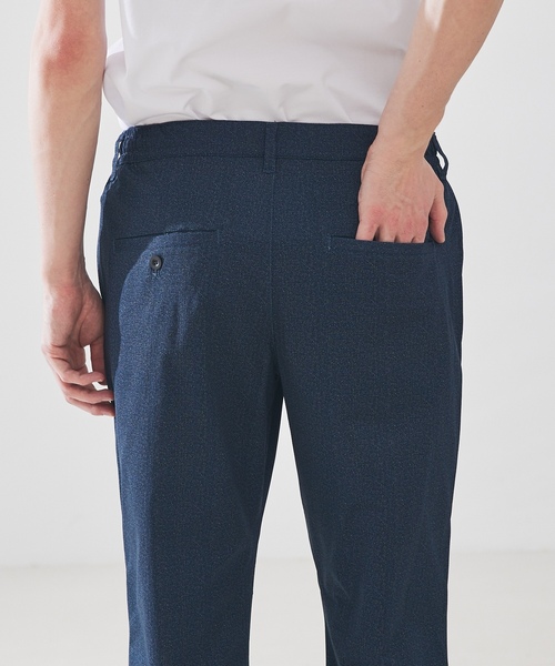 「ABAHOUSE GRAY」 スラックス 44 ネイビー メンズ_画像5