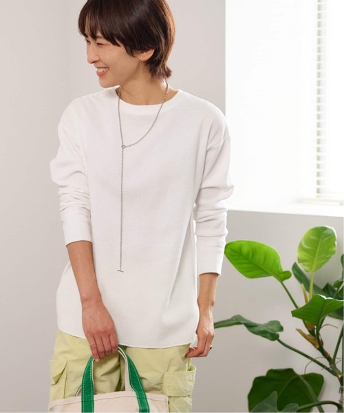 「JOURNAL STANDARD relume」 長袖カットソー FREE ホワイト レディース_画像9