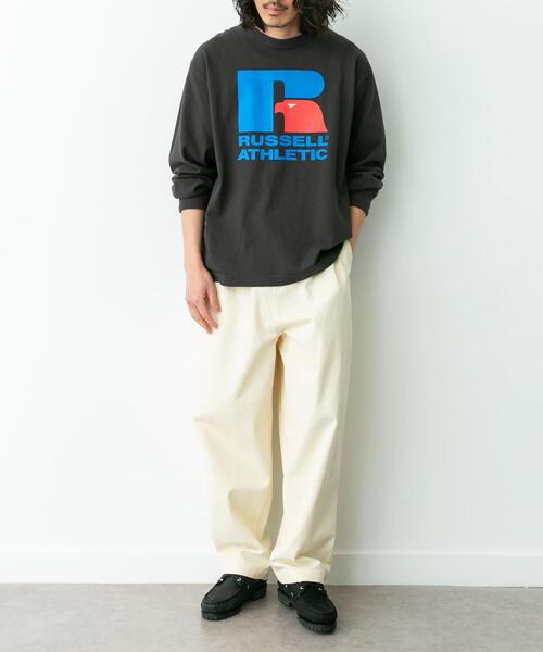 AP STUDIO【RUSSELL ATHLETIC】別注ロングスリーブTシャツ RUSSELL ATHLETIC】別注ロングスリーブTシャツ（Tシャツ/カットソー