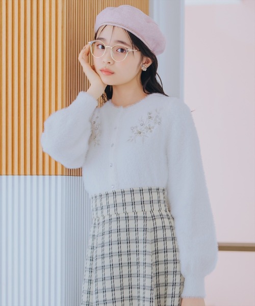 「WILLSELECTION」 カーディガン FREE オフホワイト レディース_画像2