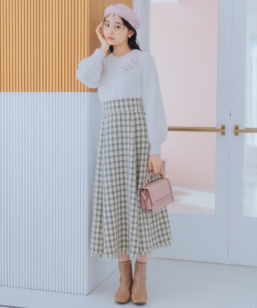 「WILLSELECTION」 カーディガン FREE オフホワイト レディース_画像4