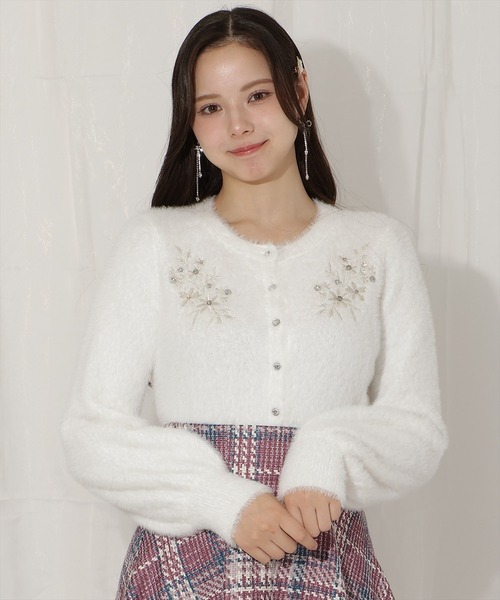 「WILLSELECTION」 カーディガン FREE オフホワイト レディース_画像5