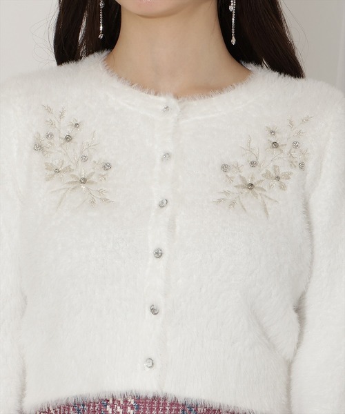 「WILLSELECTION」 カーディガン FREE オフホワイト レディース_画像9