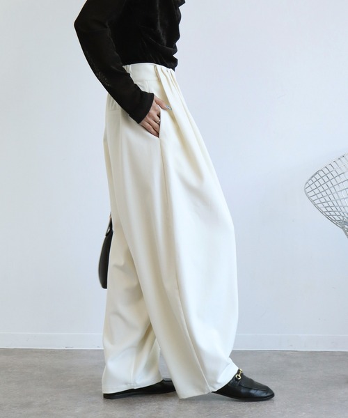 NOGLE ワイドパンツ スラックス パンツ 「NOGLE/ノグル」ウエスト