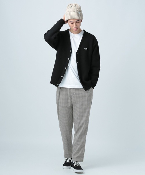 「PENNEYS」 ニットカーディガン LARGE イエロー メンズ_画像4