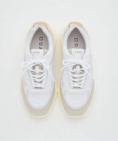 「D.A.T.E.」 ローカットスニーカー 36 ライトベージュ レディース_画像2
