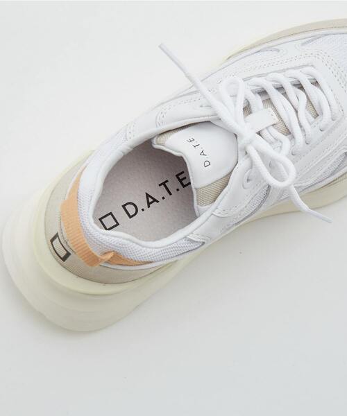「D.A.T.E.」 ローカットスニーカー 36 ライトベージュ レディース_画像9