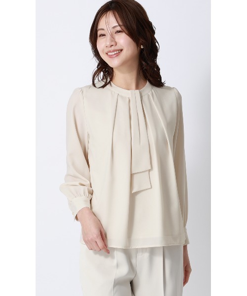 Theory 20aw シャツブラウス セール】 【洗える】モノクロトーンプリント ブラウス （シャツ