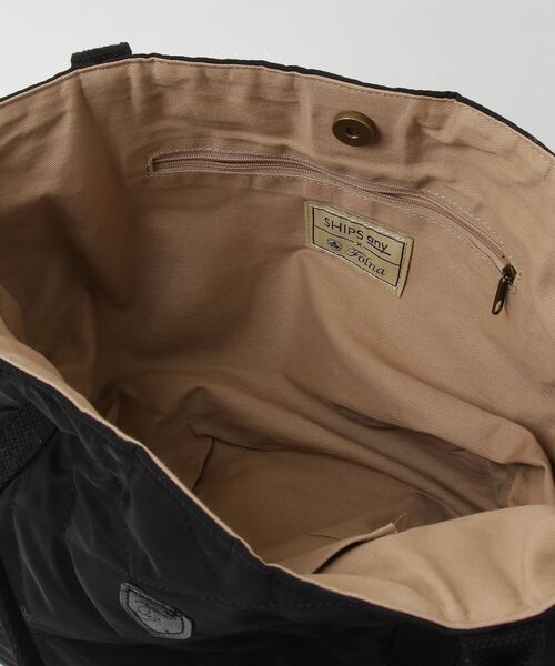 「folna」 トートバッグ「SHIPS anyコラボ」 ONE SIZE ブラック レディース_画像4