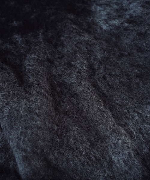 「WYM LIDNM」 長袖ニット L ダークブルー メンズ_画像2