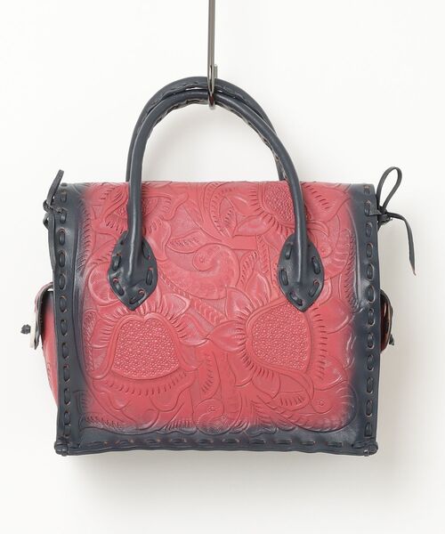 「CARVING TRIBES」 ハンドバッグ - ピンク レディース_画像2