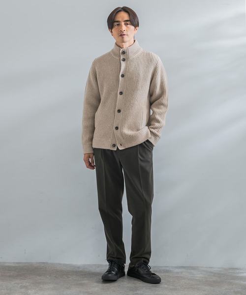 「URBAN RESEARCH ROSSO MEN」 長袖ニット SMALL ネイビー メンズ_画像9