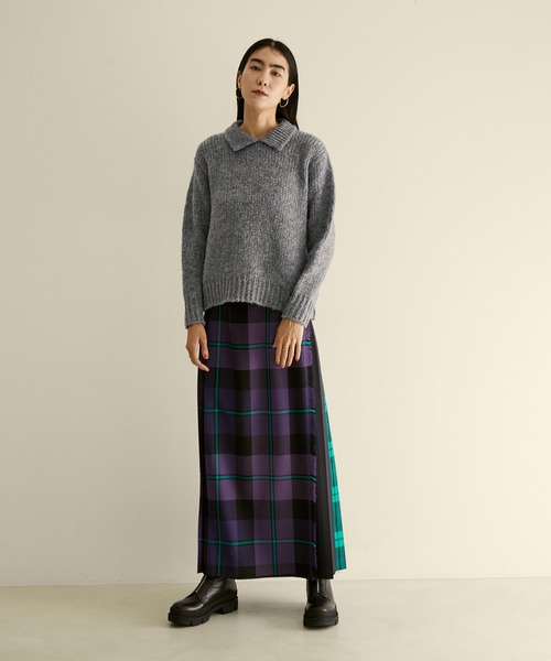 「TRICOTS JEAN MARC」 長袖ニット FREE グレー レディース_画像4