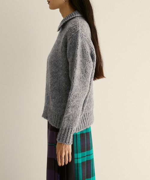 「TRICOTS JEAN MARC」 長袖ニット FREE グレー レディース_画像7
