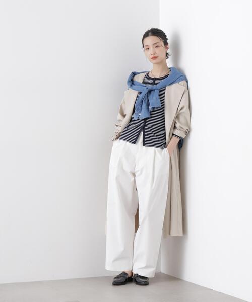 ★ナノユニバース未着用コート入りレディース洋服50点＋αまとめ売り NANO universe（ナノ・ユニバース） ノーカラーコート コート 撥水