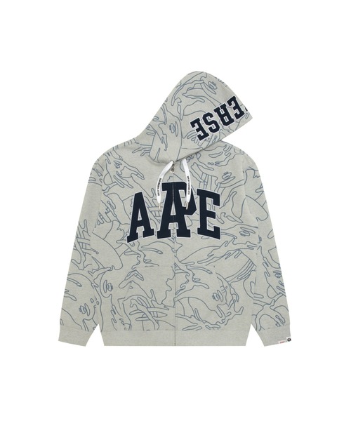 AAPE MAIN ZIP UP HOODIE ジップパーカー　フーディー AAPE BY A BATHING APE（エーエイプバイアベイシングエイプ） パーカー