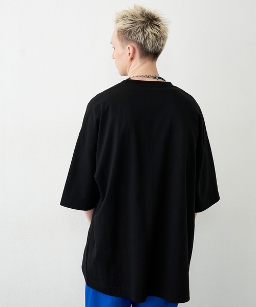 「AIVER」 半袖Tシャツ FREE ブラック メンズ_画像3