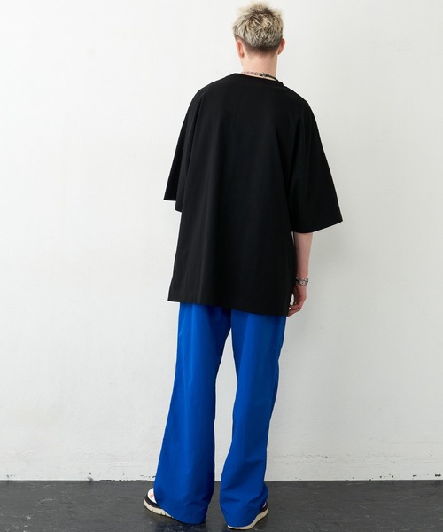 「AIVER」 半袖Tシャツ FREE ブラック メンズ_画像4