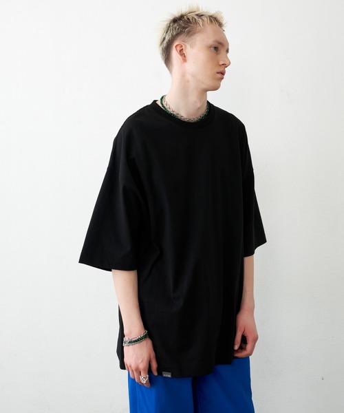 「AIVER」 半袖Tシャツ FREE ブラック メンズ_画像8