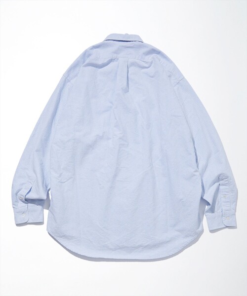 「NAUTICA」 長袖シャツ MEDIUM ワインレッド メンズの画像