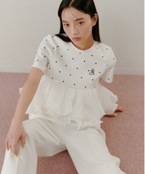 SNIDEL（スナイデル） tシャツ 「WEB限定カラーあり」ボリューム