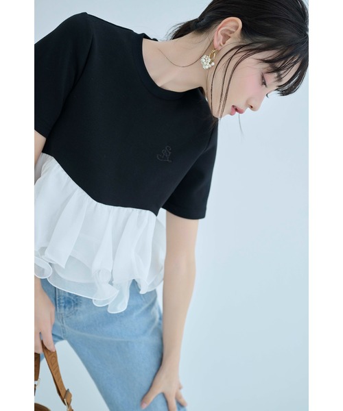 SNIDEL（スナイデル） tシャツ 「WEB限定カラーあり」ボリューム
