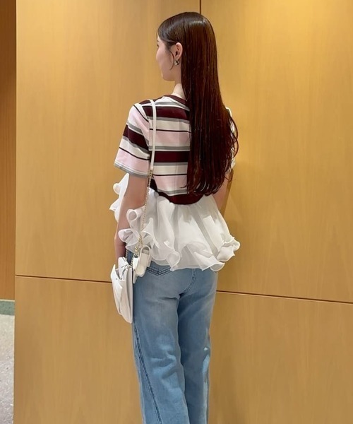 SNIDEL（スナイデル） tシャツ 「WEB限定カラーあり」ボリューム