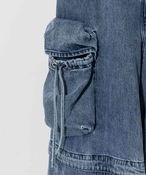 「MAISON SPECIAL」 デニムパンツ 1 ブルー レディースの画像
