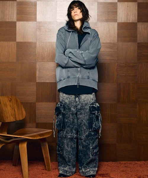 「MAISON SPECIAL」 デニムパンツ 1 ブルー レディースの画像