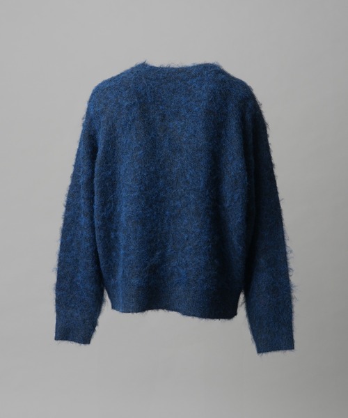 「MAISON SPECIAL」 ニットカーディガン 2 チャコールグレー メンズの画像