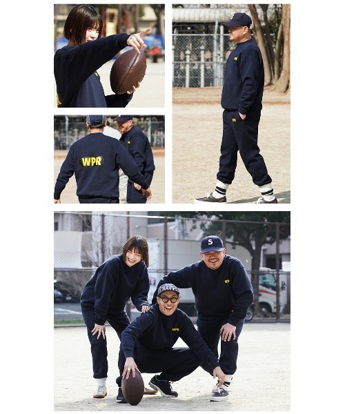 スウェットパンツ ジャージ A.G.SPALDING＆BROS × WAIPER SPL-WIP-253002 トレーニング パンツの画像