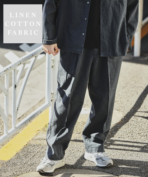 FREAK'S STORE（フリークスストア） スラックス LINEN COTTON EASY