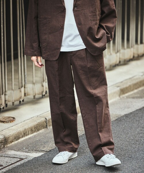 FREAK'S STORE（フリークスストア） スラックス LINEN COTTON EASY