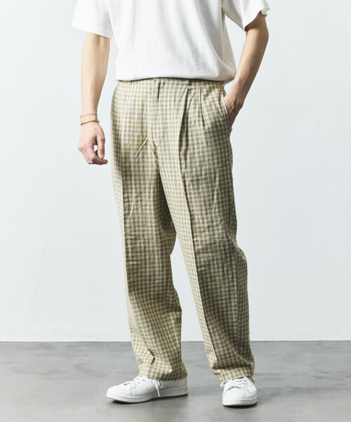 FREAK'S STORE（フリークスストア） スラックス LINEN COTTON EASY