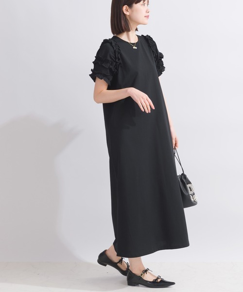 「PICCIN」 半袖ワンピース M ブラック レディース_画像4